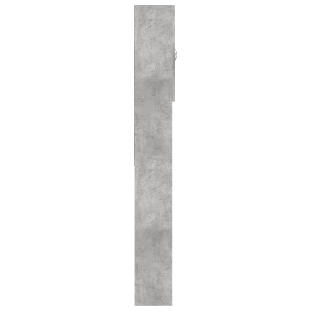 Waschmaschinenschrank Betongrau 64x25,5x190 cm - Pazzar.ch