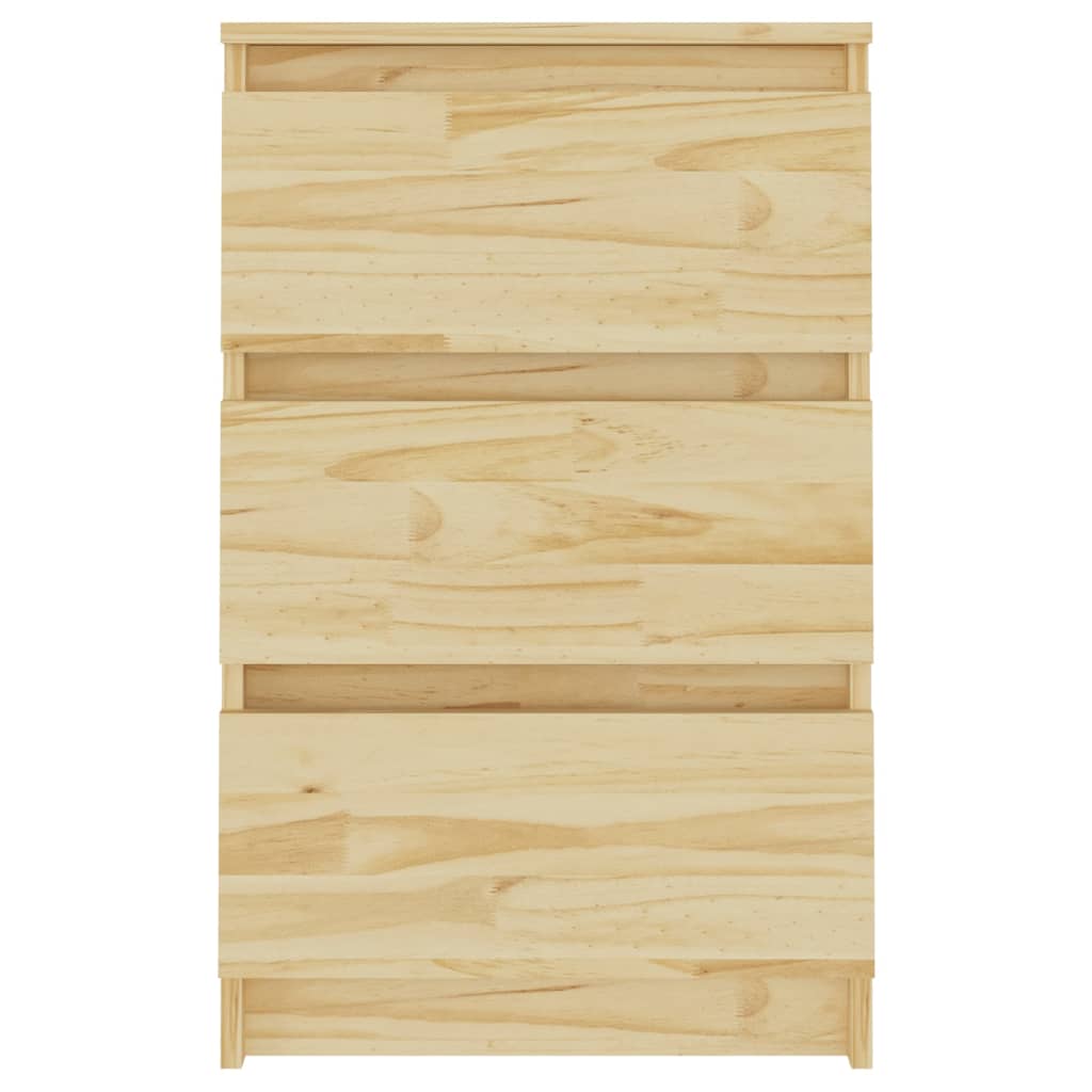 Nachtschrank 40x29,5x64 cm Massivholz Kiefer - Pazzar.ch