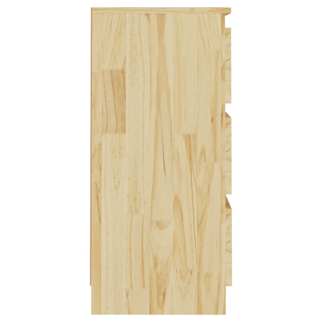 Nachtschrank 40x29,5x64 cm Massivholz Kiefer - Pazzar.ch