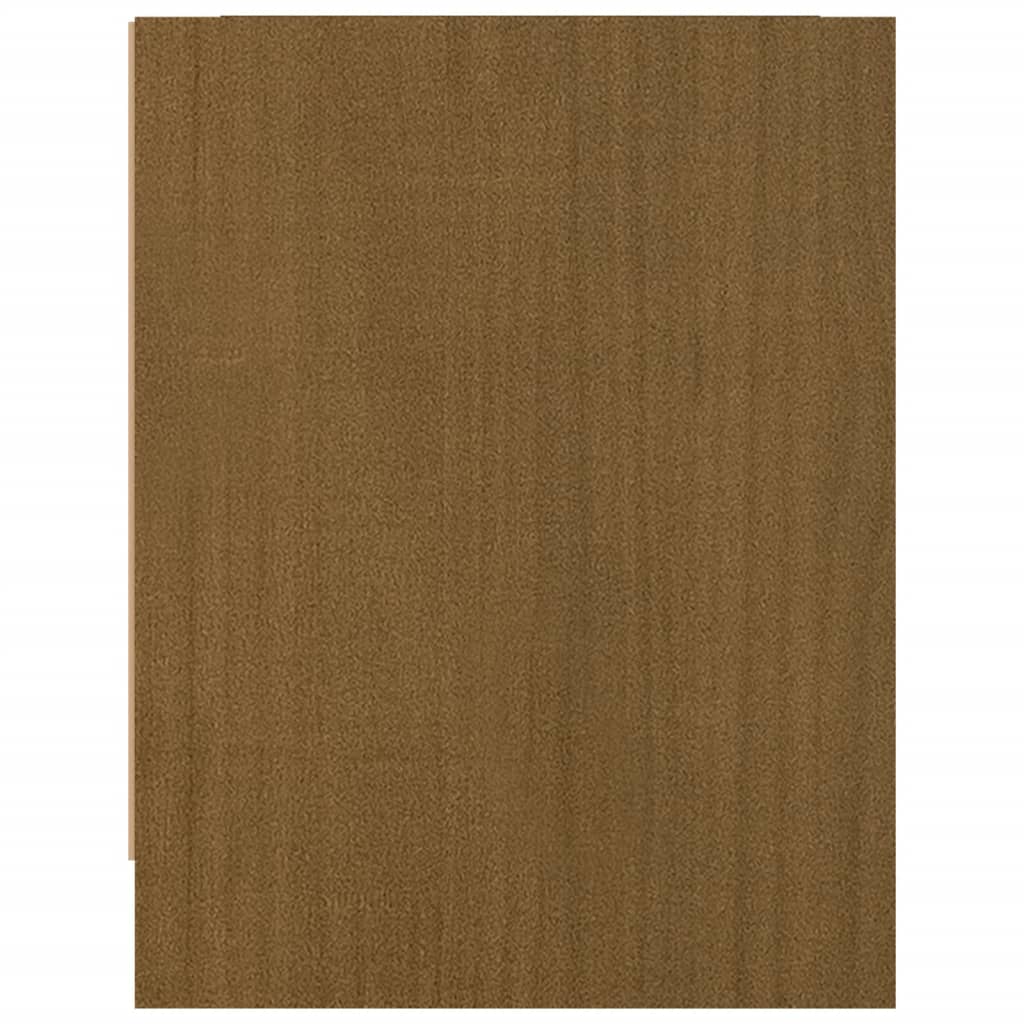 Nachtschränke 2 Stk. Honigbraun 40x30,5x40 cm Massivholz Kiefer - Pazzar.ch