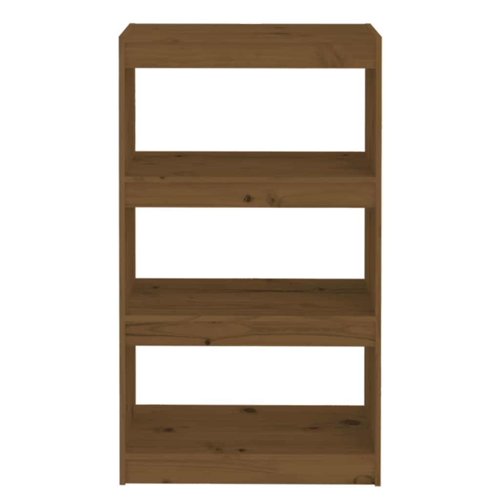 Bücherschrank/Raumteiler Honigbraun 60x30x103,5 cm Kiefernholz - Pazzar.ch