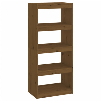 Bücherschrank/Raumteiler Honigbraun 60x30x135,5 cm Kiefernholz - Pazzar.ch