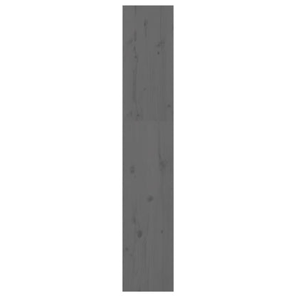 Bücherregal/Raumteiler Grau 60x30x167,5 cm Massivholz Kiefer - Pazzar.ch