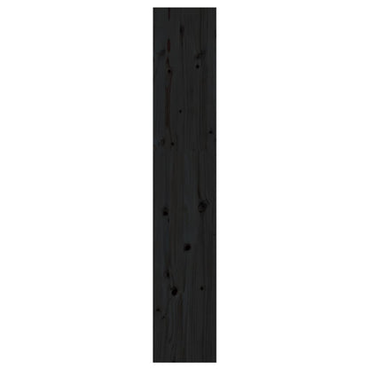 Bücherregal/Raumteiler Schwarz 60x30x167,5 cm Massivholz Kiefer - Pazzar.ch