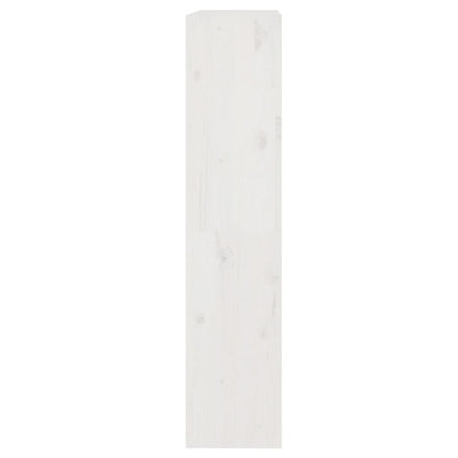 Bücherregal Raumteiler Weiß 80x30x135,5 cm Massivholz Kiefer - Pazzar.ch