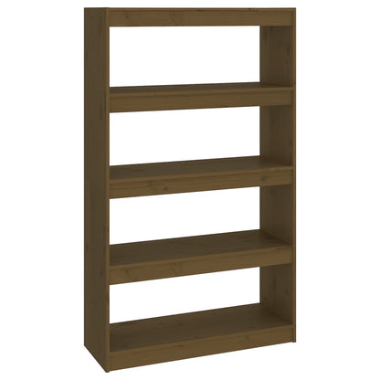 Bücherschrank/Raumteiler Honigbraun 80x30x135,5 cm Kiefernholz - Pazzar.ch