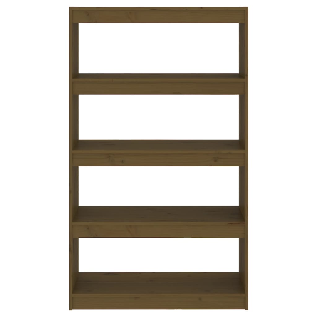 Bücherschrank/Raumteiler Honigbraun 80x30x135,5 cm Kiefernholz - Pazzar.ch