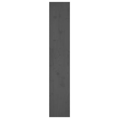 Bücherregal/Raumteiler Grau 80x30x167,4 cm Massivholz Kiefer - Pazzar.ch