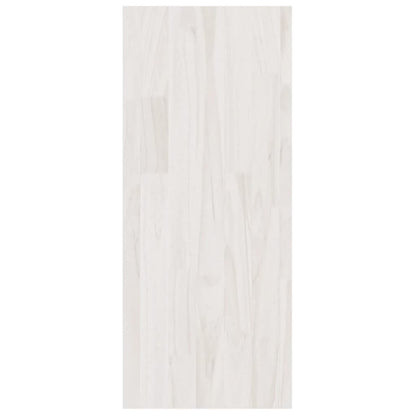 Bücherregal Raumteiler Weiß 100x30x71,5 cm Massivholz Kiefer - Pazzar.ch