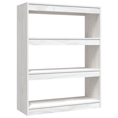 Bücherregal/Raumteiler Weiß 100x30x103 cm Kiefer Massivholz - Pazzar.ch
