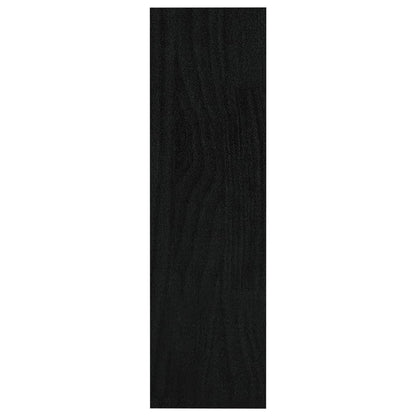 Bücherregal/Raumteiler Schwarz 100x30x103 cm Kiefer Massivholz - Pazzar.ch