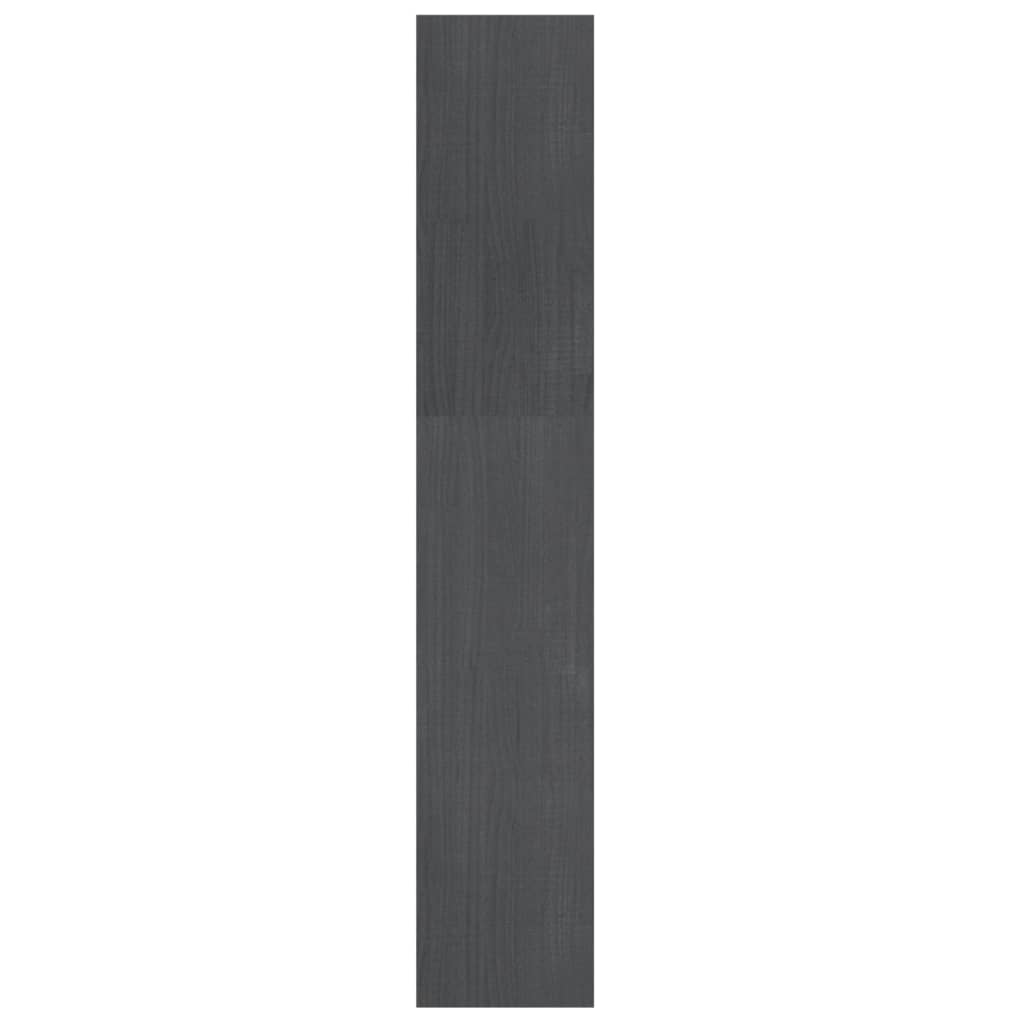 Bücherregal/Raumteiler Grau 100x30x167,5 cm Massivholz Kiefer - Pazzar.ch