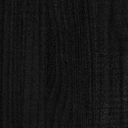 Bücherregal/Raumteiler Schwarz 100x30x167,5cm Massivholz Kiefer - Pazzar.ch