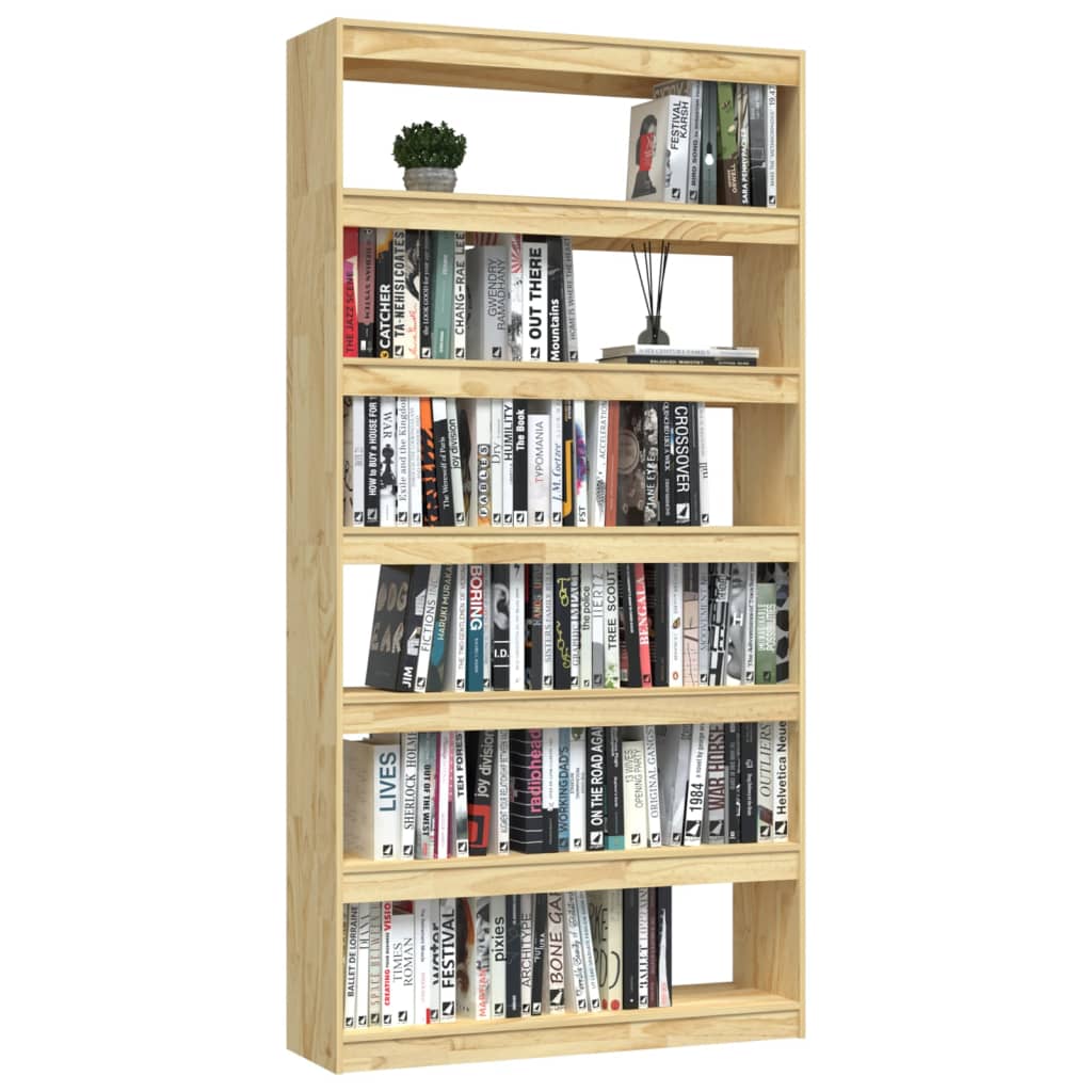 Bücherregal/Raumteiler 100x30x200 cm Kiefer Massivholz - Pazzar.ch