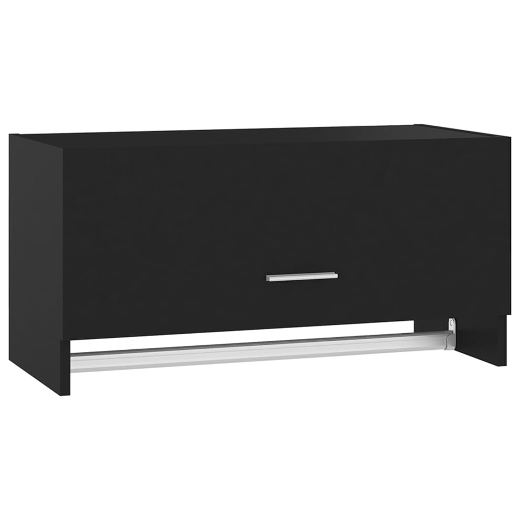 Kleiderschrank Schwarz 70x32,5x35 cm Holzwerkstoff - Pazzar.ch