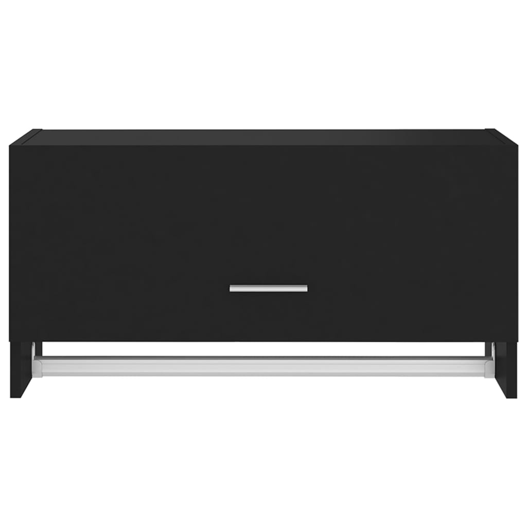 Kleiderschrank Schwarz 70x32,5x35 cm Holzwerkstoff - Pazzar.ch