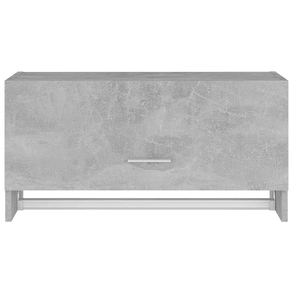 Kleiderschrank Betongrau 70x32,5x35cm Holzwerkstoff - Pazzar.ch