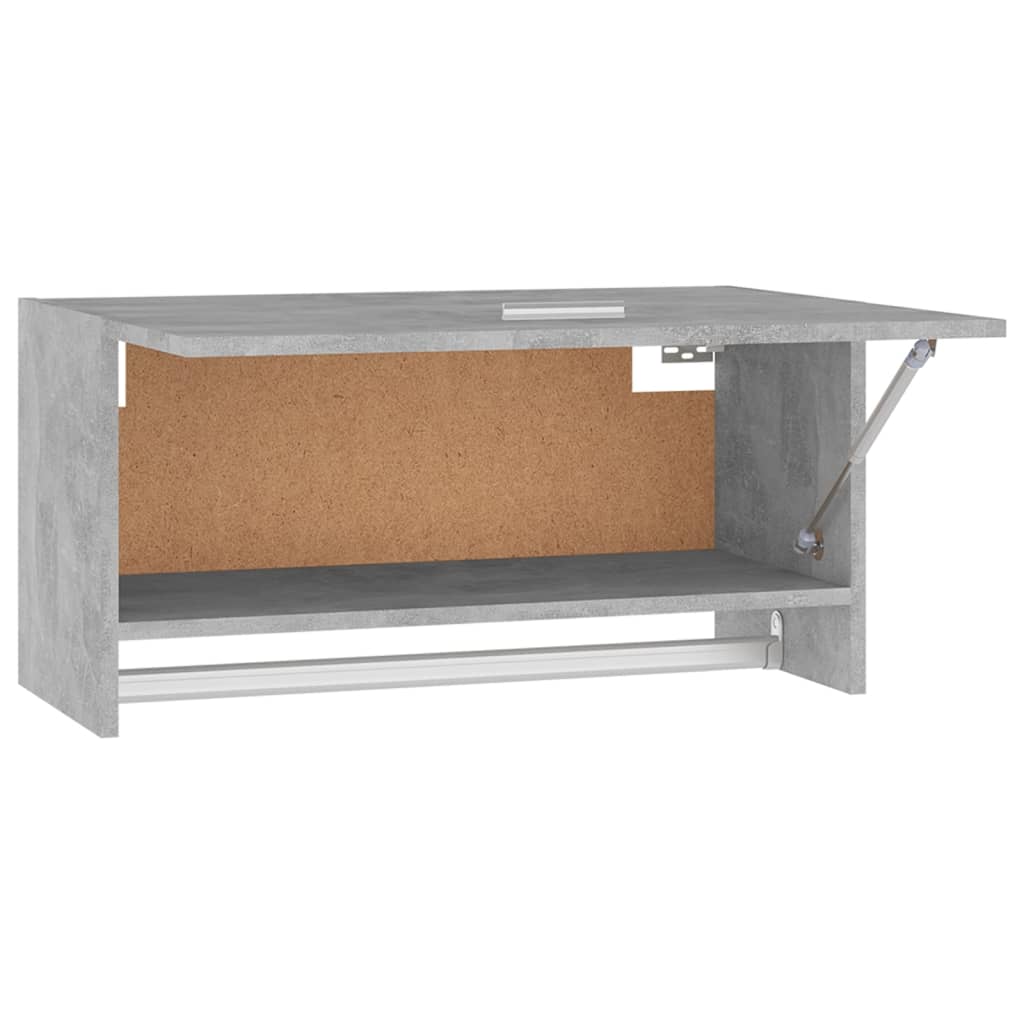 Kleiderschrank Betongrau 70x32,5x35cm Holzwerkstoff - Pazzar.ch