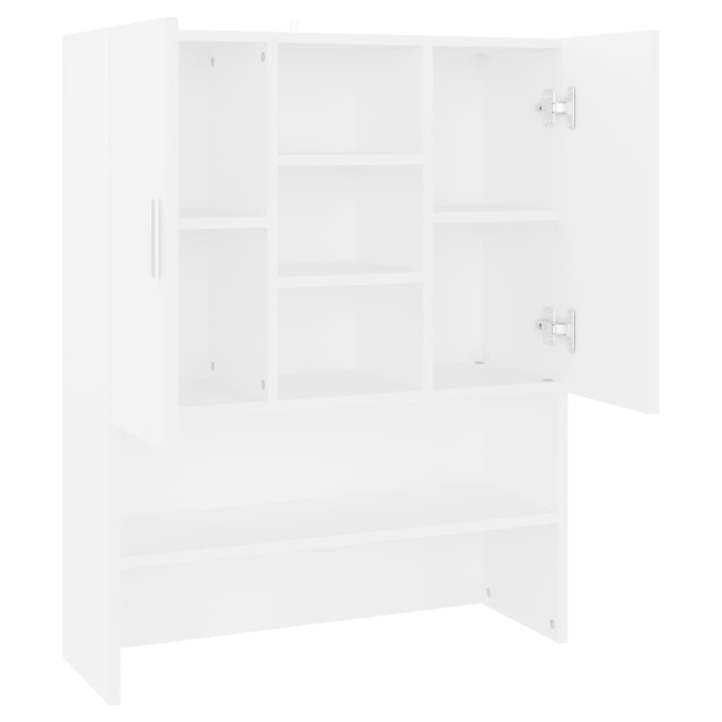 Waschmaschinenschrank Weiß 70,5x25,5x90 cm - Pazzar.ch