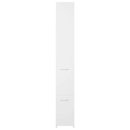 Badschrank Weiß 25x26,5x170 cm Holzwerkstoff - Pazzar.ch
