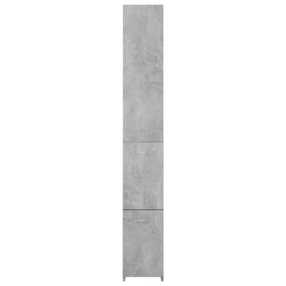 Badschrank Betongrau 25x26,5x170 cm Holzwerkstoff - Pazzar.ch