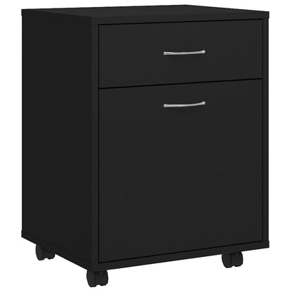 Rollschrank Schwarz 45x38x54 cm Holzwerkstoff - Pazzar.ch