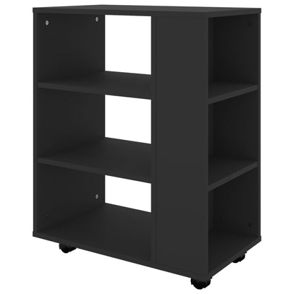 Rollschrank Schwarz 60x35x75 cm Holzwerkstoff - Pazzar.ch