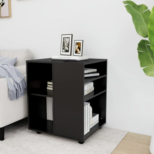 Rollschrank Schwarz 60x53x72 cm Holzwerkstoff - Pazzar.ch