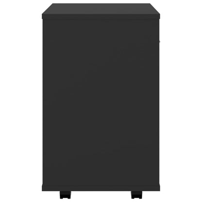 Rollschrank Schwarz 46x36x59 cm Holzwerkstoff - Pazzar.ch