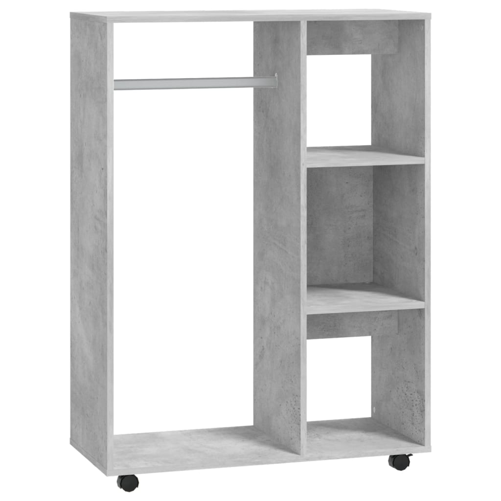 Kleiderschrank Betongrau 80x40x110 cm Holzwerkstoff - Pazzar.ch