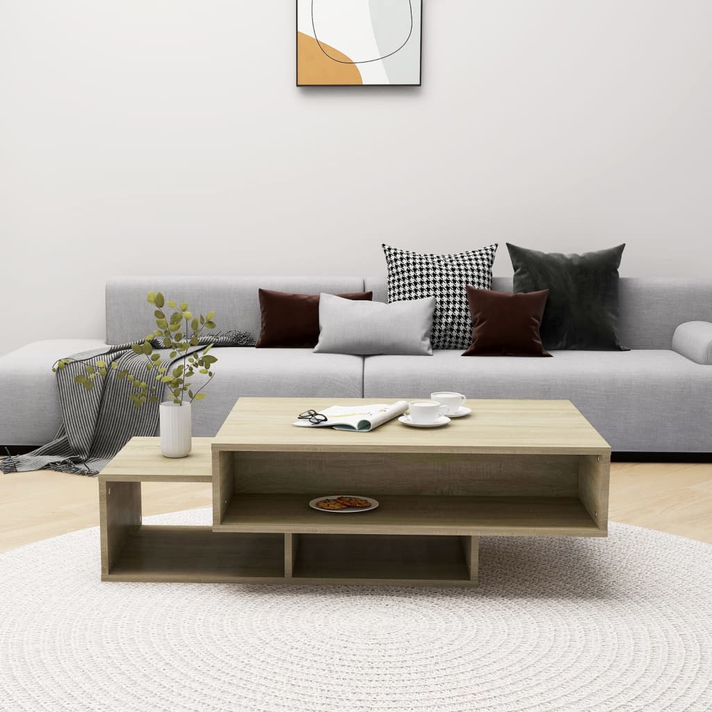 Couchtisch Sonoma-Eiche 105x55x32 cm Holzwerkstoff - Pazzar.ch
