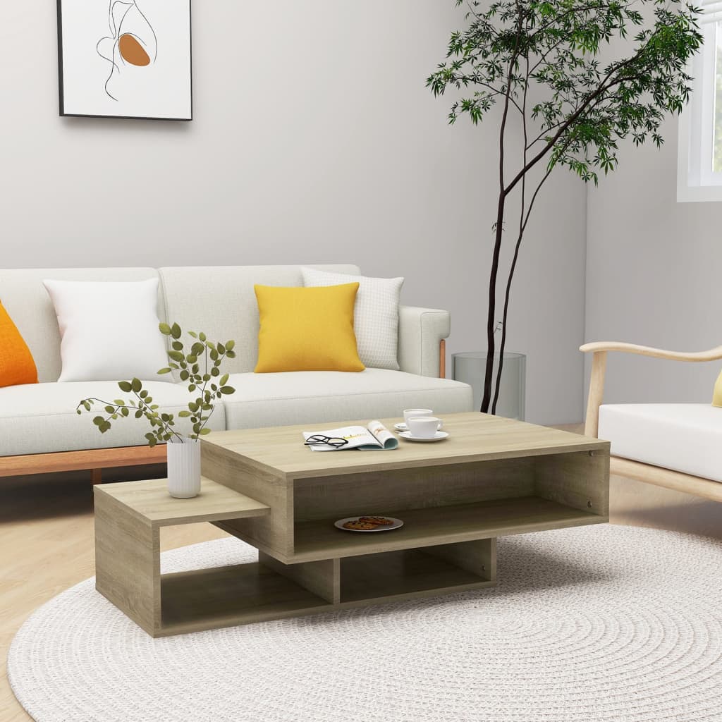 Couchtisch Sonoma-Eiche 105x55x32 cm Holzwerkstoff - Pazzar.ch