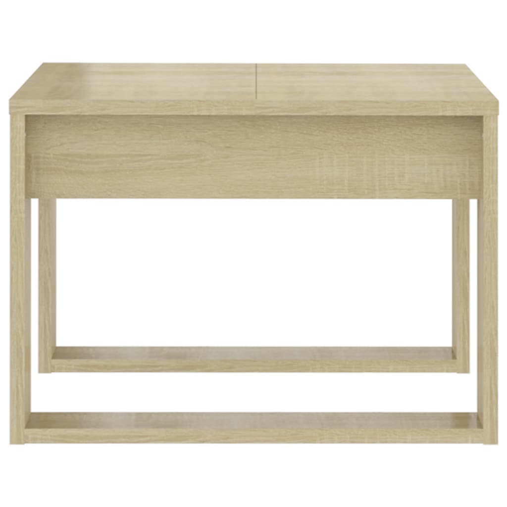 Beistelltisch Sonoma-Eiche 50x50x35 cm Holzwerkstoff - Pazzar.ch