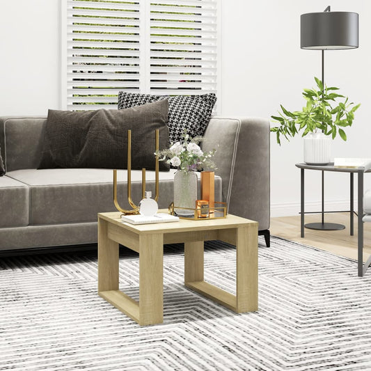 Beistelltisch Sonoma-Eiche 50x50x35 cm Holzwerkstoff - Pazzar.ch