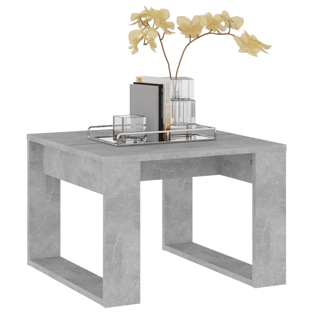 Beistelltisch Betongrau 50x50x35 cm Holzwerkstoff - Pazzar.ch