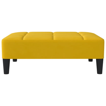 Fußhocker Gelb 78x56x32 cm Samt - Pazzar.ch