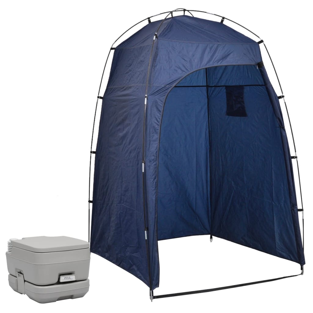 Tragbare Campingtoilette mit Zelt 10+10 L - Pazzar.ch