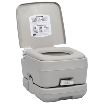 Tragbare Campingtoilette mit Zelt 10+10 L - Pazzar.ch