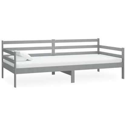 Tagesbett Grau Kiefer Massivholz 90x200 cm - Pazzar.ch