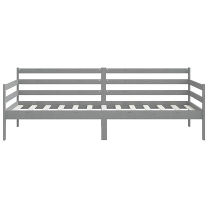 Tagesbett Grau Kiefer Massivholz 90x200 cm - Pazzar.ch