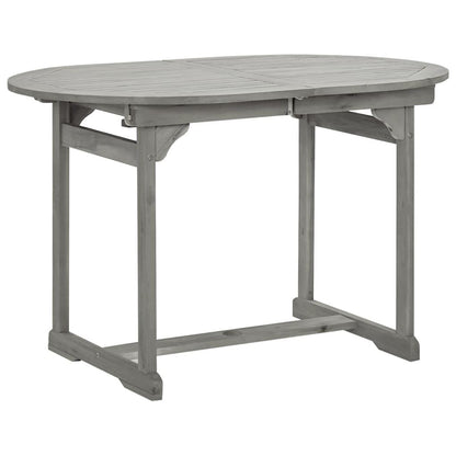 Garten-Esstisch (120-170)x80x75 cm Massivholz Akazie - Pazzar.ch