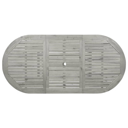Garten-Esstisch (120-170)x80x75 cm Massivholz Akazie - Pazzar.ch