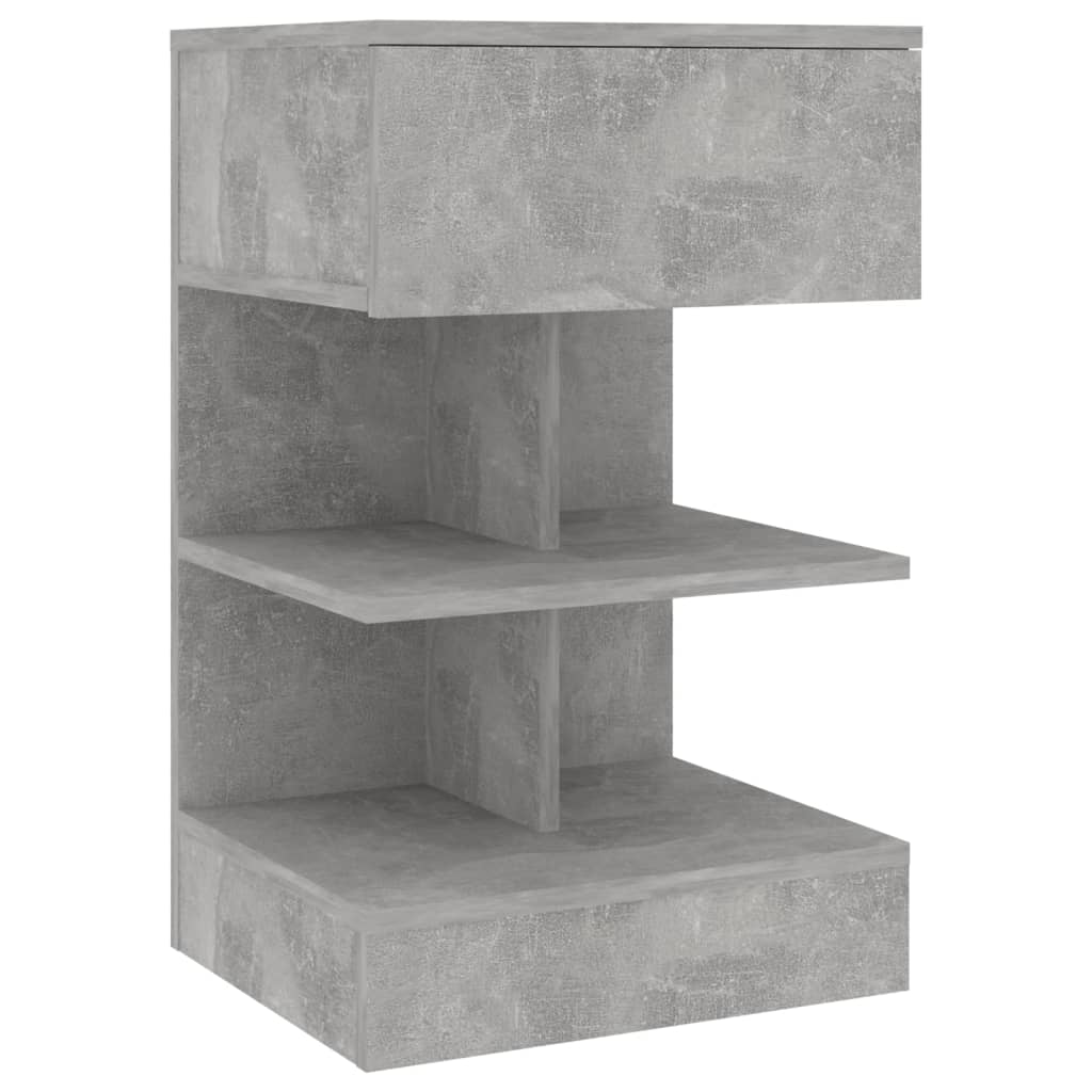 Nachttische 2 Stk. Betongrau 40x35x65 cm - Pazzar.ch