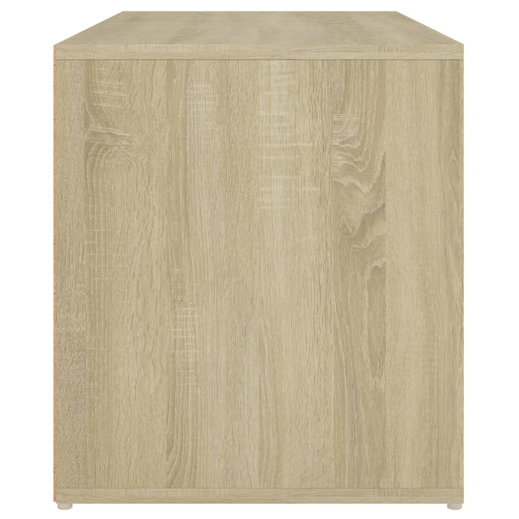 Flurbank 80x40x45 cm Sonoma-Eiche Holzwerkstoff - Pazzar.ch