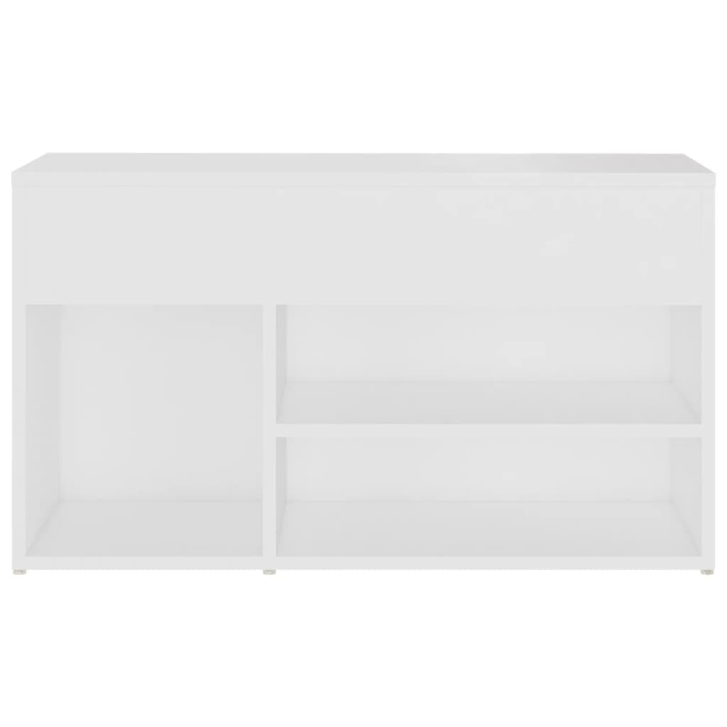 Schuhbank Weiß 80x30x45 cm Holzwerkstoff - Pazzar.ch