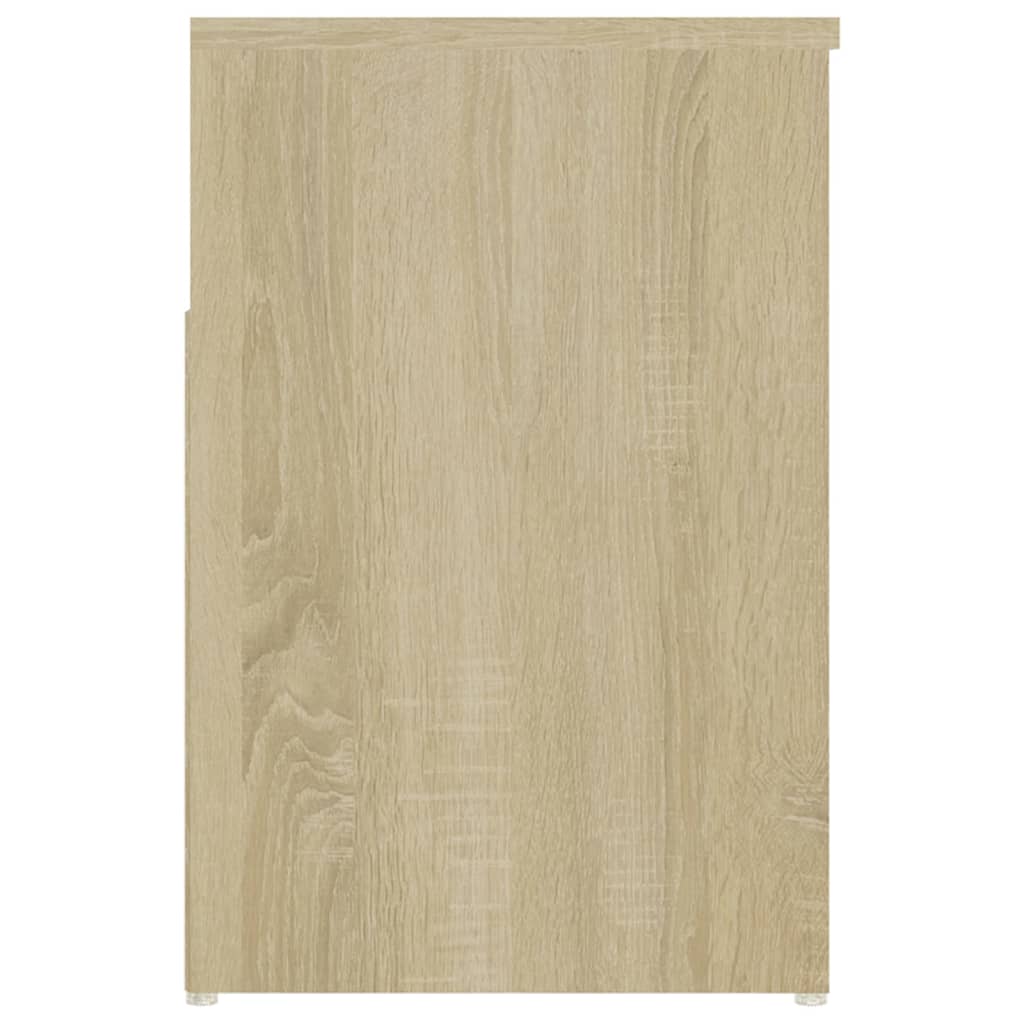 Schuhbank Sonoma-Eiche 80x30x45 cm Holzwerkstoff - Pazzar.ch