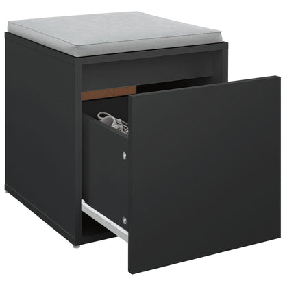 Schubladenbox Schwarz 40,5x40x40 cm Holzwerkstoff - Pazzar.ch