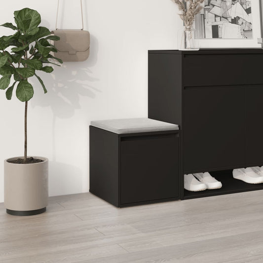 Schubladenbox Schwarz 40,5x40x40 cm Holzwerkstoff - Pazzar.ch