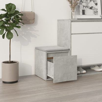 Schubladenbox Betongrau 40,5x40x40 cm Holzwerkstoff - Pazzar.ch