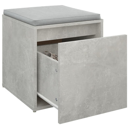 Schubladenbox Betongrau 40,5x40x40 cm Holzwerkstoff - Pazzar.ch